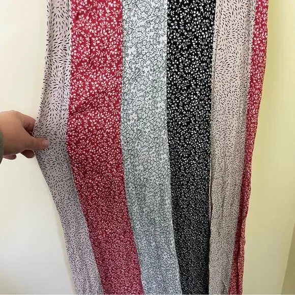 Skies Are Blue Mixed Print V-Neck Sleeveless Maxi Dress in SIZE MEDIUM - Picture 7 of 12